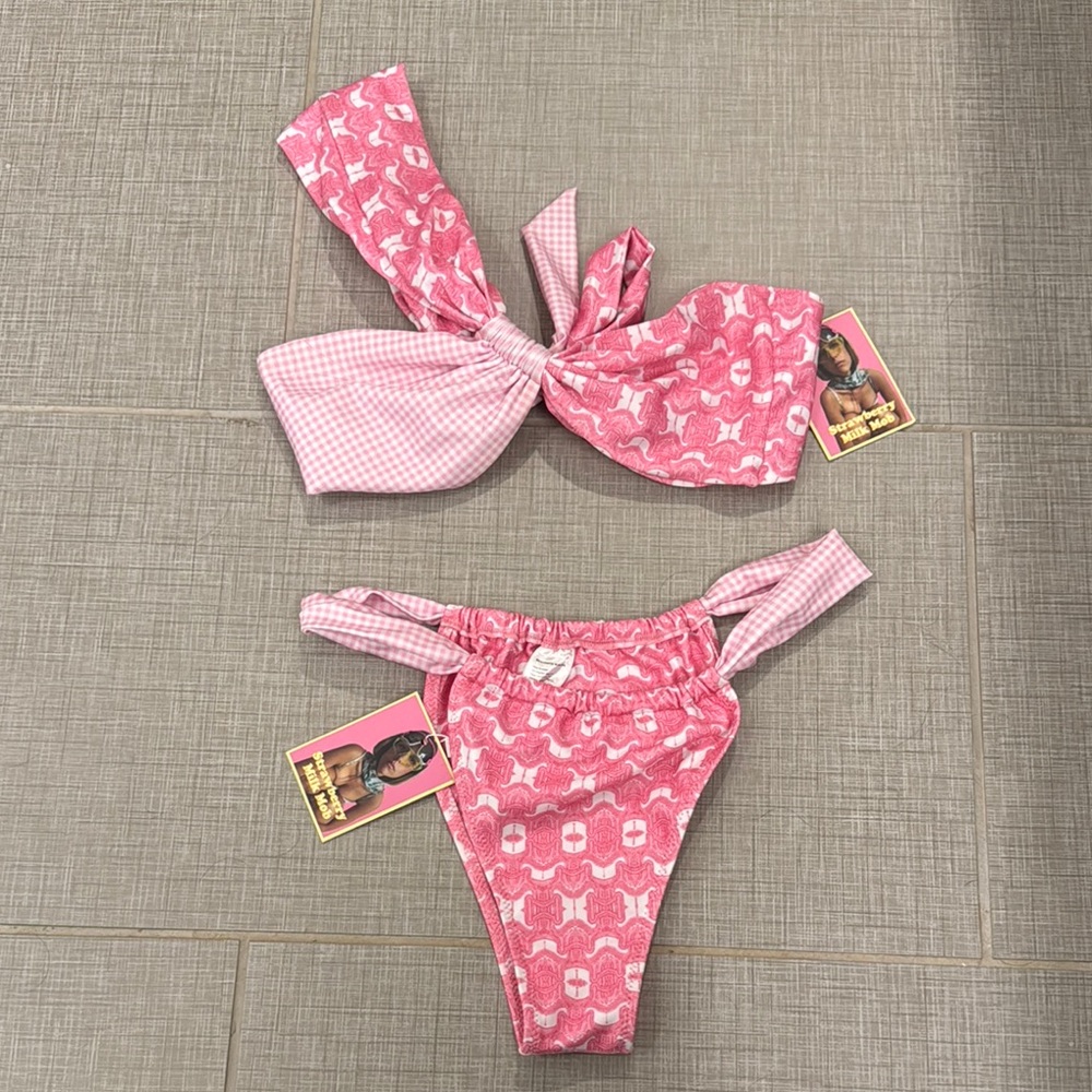 Strawberry Milk Mob Bikini Set